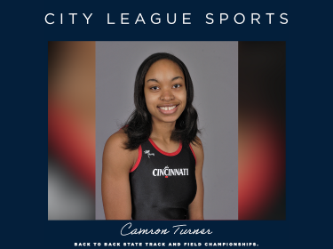 camron turner wearing a track jersey